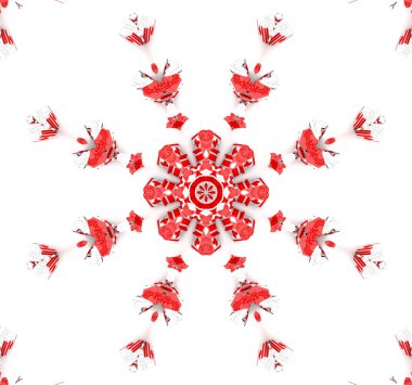 Etnik model. soyut kaleydoskop kumaş tasarımı.