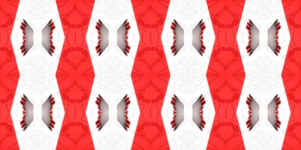 Etnický vzorec. abstraktní kaleidoskop textilie design. — Stock fotografie