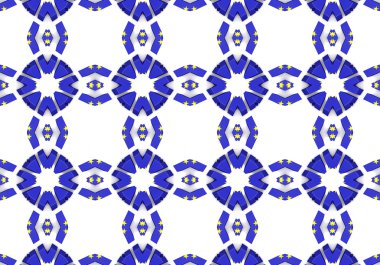 Etnik model. soyut kaleydoskop kumaş tasarımı.