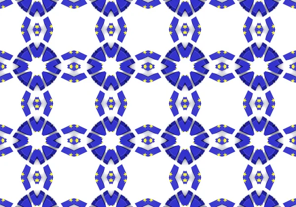 Wzór etniczny. abstrakcyjny projekt tkaniny kalejdoskopowej. — Zdjęcie stockowe