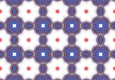 Etnik model. soyut kaleydoskop kumaş tasarımı.