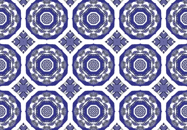 Ethnic pattern. Abstract kaleidoscope  fabric design. — Stock Photo, Image