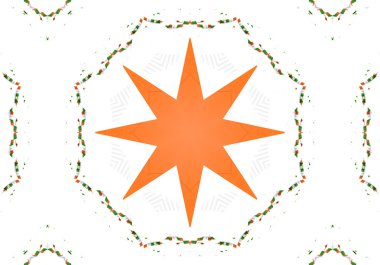 Etnik model. soyut kaleydoskop kumaş tasarımı.