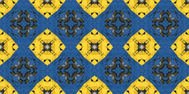 Etnik model. soyut kaleydoskop kumaş tasarımı.