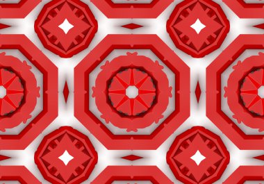 Etnik model. soyut kaleydoskop kumaş tasarımı.