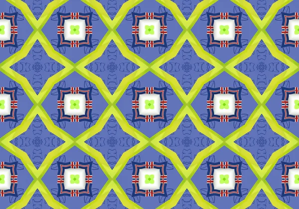 Ethnic pattern. Abstract kaleidoscope  fabric design. — Stock Photo, Image