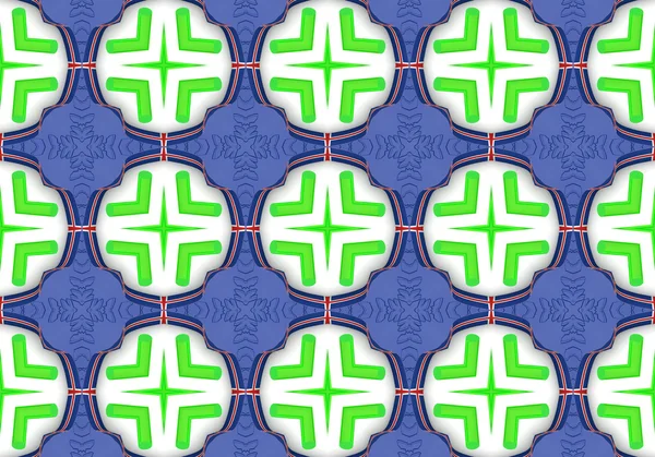 Ethnic pattern. Abstract kaleidoscope  fabric design. — Stock Photo, Image