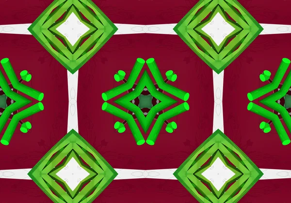 Ethnic pattern. Abstract kaleidoscope  fabric design. — Stock Photo, Image