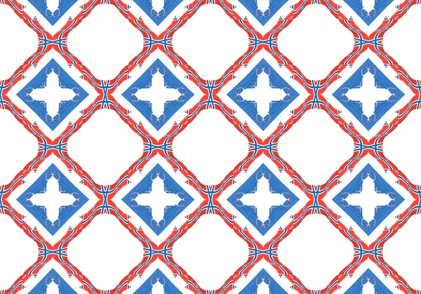 Etnický vzorec. abstraktní kaleidoskop textilie design. — Stock fotografie