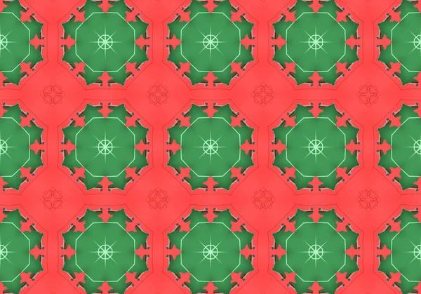 Ethnic pattern. Abstract kaleidoscope  fabric design. — Stock Photo, Image