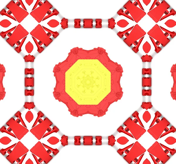 Etnický vzorec. abstraktní kaleidoskop textilie design. — Stock fotografie