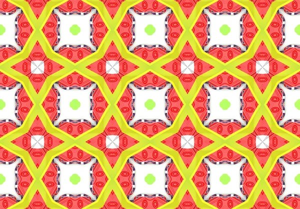 Ethnic pattern. Abstract kaleidoscope  fabric design. — Stock Photo, Image