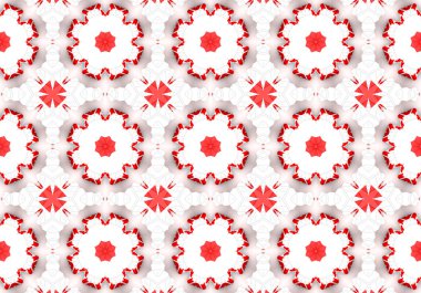 Etnik model. soyut kaleydoskop kumaş tasarımı.