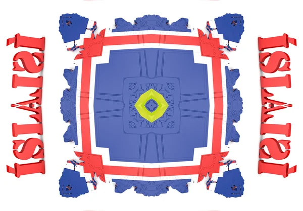 Έθνικ μοτίβο. αφηρημένο σχέδιο υφάσματος καλειδοσκοπίου. — Φωτογραφία Αρχείου