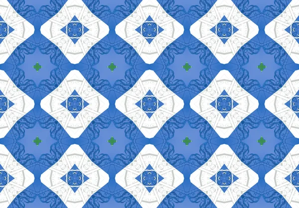 Ethnic pattern. Abstract kaleidoscope  fabric design. — Stock Photo, Image