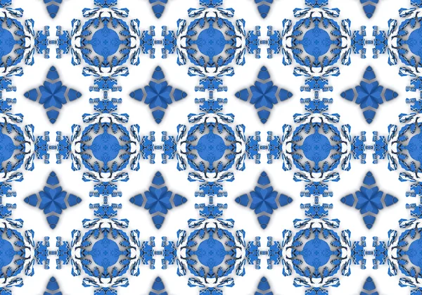 Ethnic pattern. Abstract kaleidoscope  fabric design. — Stock Photo, Image