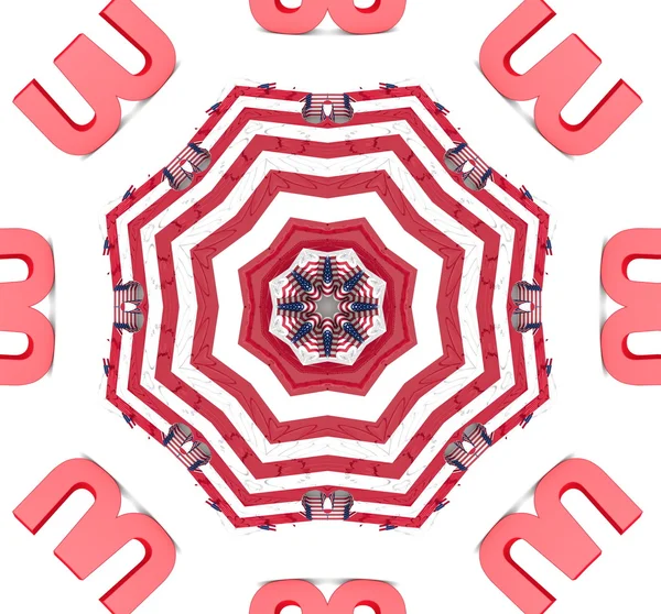 Ethnic pattern. Abstract kaleidoscope  fabric design. — Stock Photo, Image