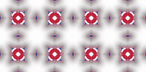 Etnický vzorec. abstraktní kaleidoskop textilie design. — Stock fotografie