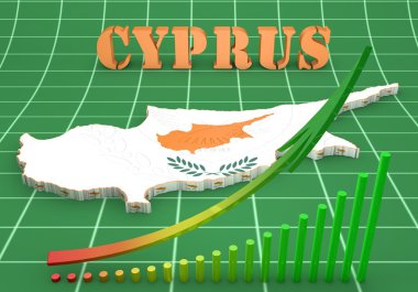 Harita illüstrasyon, Kıbrıs