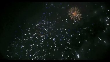 Fireworks uygulamasında büyük Eeuropean city Riga, Bağımsızlık günü