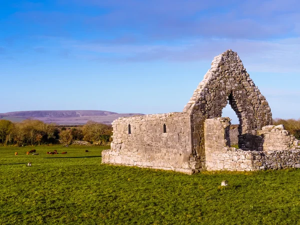 Kirchenruine bei sonnigem Tag — Stockfoto