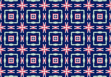 Etnik desen. Soyut kaleydoskop 