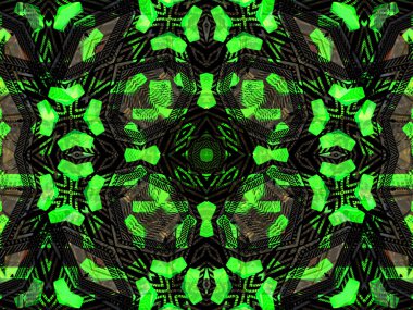 Etnik model. soyut kaleydoskop kumaş tasarımı.