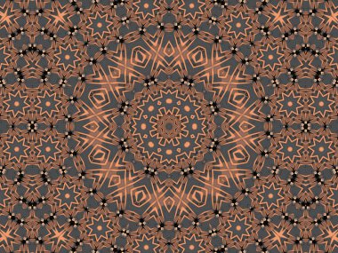 Etnik model. soyut kaleydoskop kumaş tasarımı.