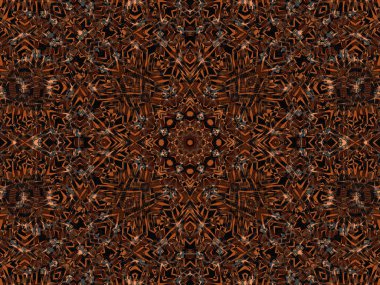 Etnik model. soyut kaleydoskop kumaş tasarımı.