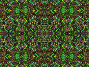 Etnik model. soyut kaleydoskop kumaş tasarımı.