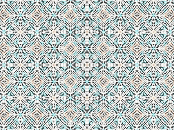 Ethnic pattern. Abstract kaleidoscope  fabric design. — Stock Photo, Image