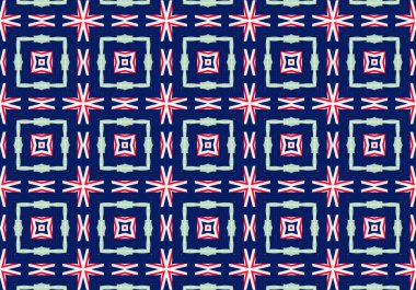 Etnik desen. Soyut kaleydoskop 