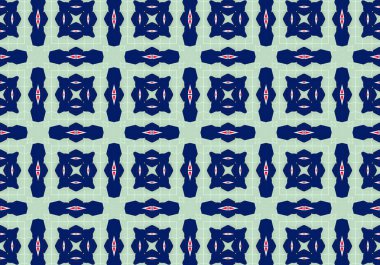 Etnik desen. Soyut kaleydoskop 