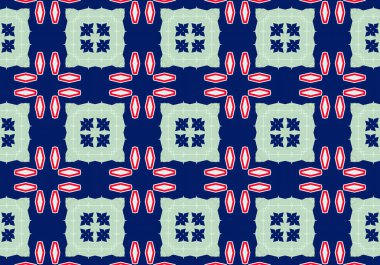 Etnik desen. Soyut kaleydoskop 