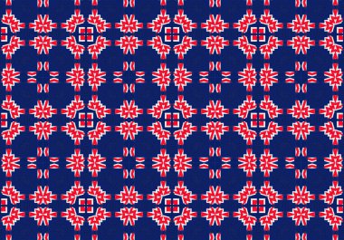 Etnik desen. Soyut kaleydoskop 