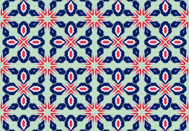 Etnik desen. Soyut kaleydoskop 