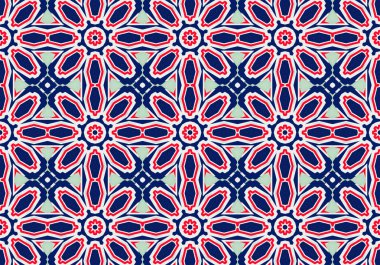 Etnik desen. Soyut kaleydoskop 