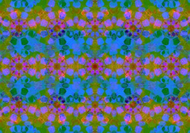 Etnik desen. Soyut kaleydoskop 