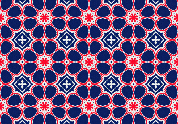 Ethnic pattern. Abstract kaleidoscope 