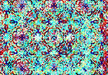 Etnik desen. Soyut kaleydoskop 