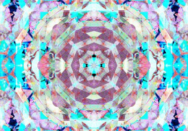 Etnik desen. Soyut kaleydoskop 
