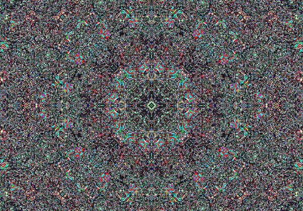 Etnický vzor. Abstraktní kaleidoskop — Stock fotografie