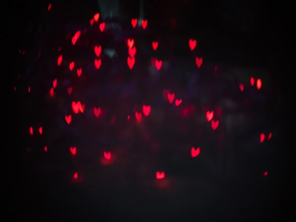 Coeur fond bokeh, Saint Valentin — Photo