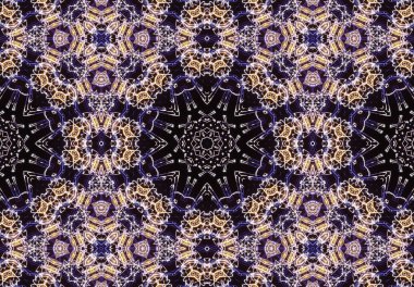 Etnik desen. Soyut kaleydoskop