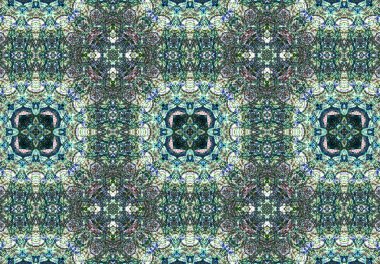 Etnik desen. Soyut kaleydoskop