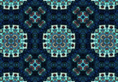 Etnik desen. Soyut kaleydoskop