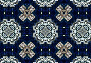 Etnik desen. Soyut kaleydoskop