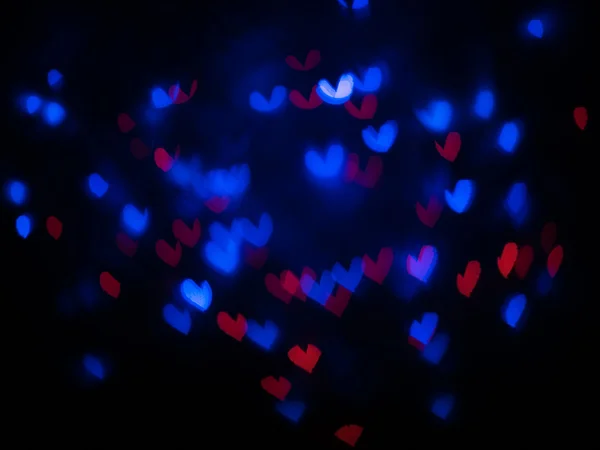 Corazón fondo bokeh, Día de San Valentín —  Fotos de Stock