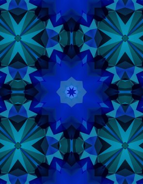 Etnik desen. Soyut kaleydoskop 