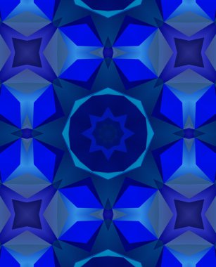 Etnik desen. Soyut kaleydoskop 